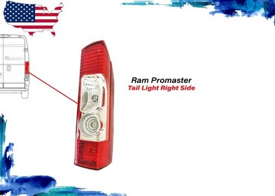 Fits 2014-2026 Ram Promaster Right Rear Tail Light W/o Bulbs Local Pickup