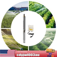 Submersible Pumps 3" OD Pipe 110V/60HZ 0.37KW 0.5HP Stainless Steel well pump