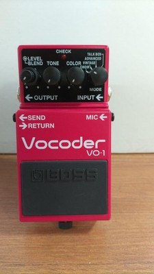 Boss VO-1 Vocoder Effektpedal für Gitarre - Gebraucht,Innovativ Voice Modulation
