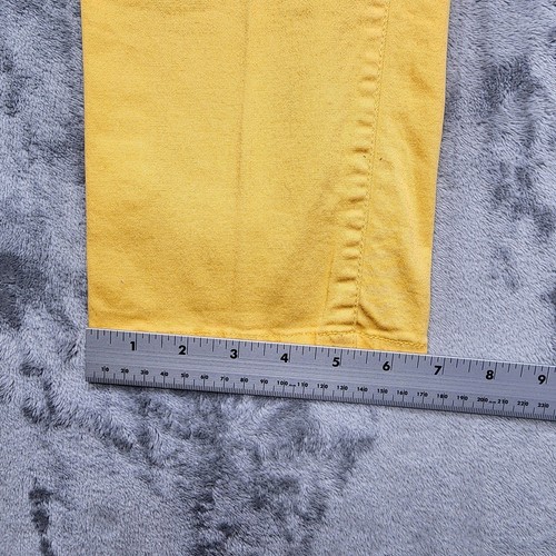 Jessica London Jeans Womens 18P PETITE Yellow Stretch Denim Straight-Leg Jegging - Picture 13 of 14