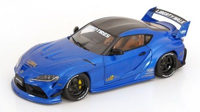 1:18 Solido Toyota GR Supra  Liberty Walk 2025 bluemetallic