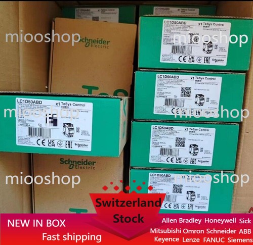 1pcs Schneider LC1D50ABD 24VDC contactor 3Poles 50A