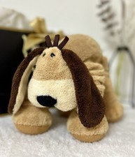 Jellycat Wrinkles The Dog *Very Rare, Vintage & Retired* ~ Excellent Condition