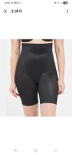 NWT Spanx Thinstincts 2.0 High-Waisted Mid-Thigh Short Soft Black Womens XL