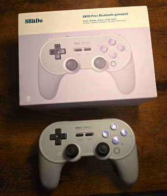 8BitDo SN30 Pro+ SN Edition Bluetooth/Wired Gamepad for Switch/PC USB Cable