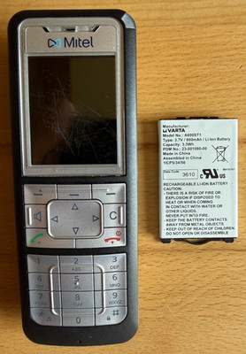 AASTRA DETEWE MITEL 612d DECT MOBILTELEFON SYSTEMTELEFON mit Akku