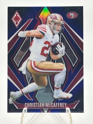 2024 Panini Phoenix Christian McCaffrey Blue Fade #/249 #26