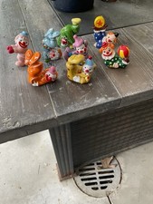 Vintage Set Of Japan Clown Figures Set Of 6 A...