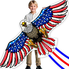 Eagle Kites for Adult and Kids  Extremely Easy to Fly for Beginners,Single Line B