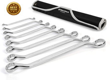 50 Offset Wrench Set Sae 8-piece 12 Point Cr-v Steel 14 To 1-14 Mir
