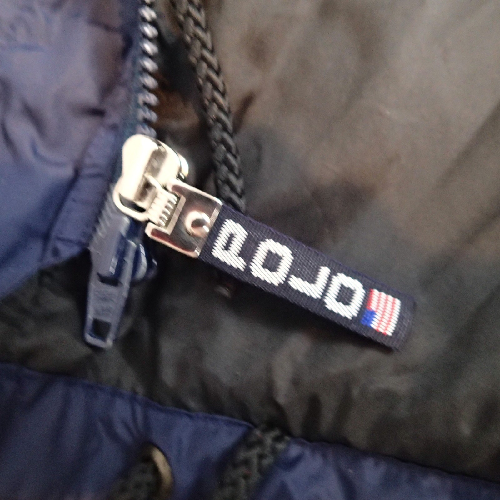 Ralph Lauren Polo Sport Vintage Navy Hooded Windbreaker zip Jacket coat size L thumbnail 19