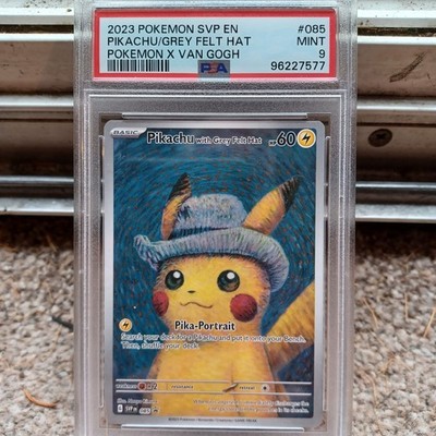 PSA9ゴッホピカチュウ Pikachu with Grey Felt Hat PSA 9 - Pikachu With Grey Felt Hat - Van Gogh Promo Pokemon Card