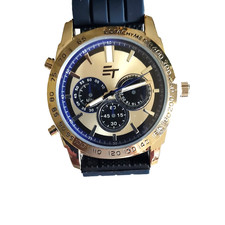 Armbanduhr, ANALOG, Werbegeschenk EUROTOPS in OVP; Ø 4, H 0,8 cm