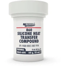 1PC MG CHEMICALS 860-60G Chemical,Grease,Heatsink Compound,Jar,Wt 2Oz.,Methylpo