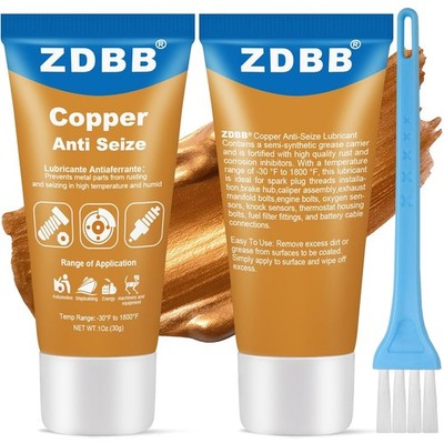 Anti-Seize Lubricant Copper Antiseize 2 PCS, 