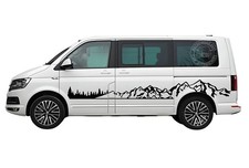 Graphics Mountain Sticker For Vw T5 T6 Crafter Motorhome Camper Van Side Decals