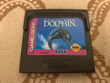 Vintage SEGA Game Gear Ecco The Dolphin Video Game