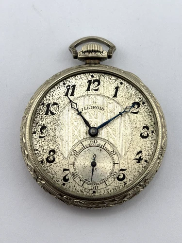Illinois Antique Mechanical Pocket Watch  17J   12s  Gr.405  4822161 NON-WORKING