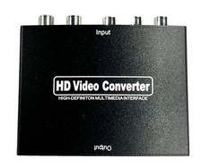 YPbPr Component to HDMI Converter Stereo Audio Video L/R 5RCA RGB Adapter 1080P