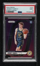 2024-25 Panini Prizm Purple Prizm 63/99 Johnny Furphy #237 PSA 9 MINT 07mp