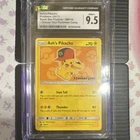 Pokémon TCG Ash's Pikachu SM110 Black Star Promo Holo CGC 9.5 English 2017
