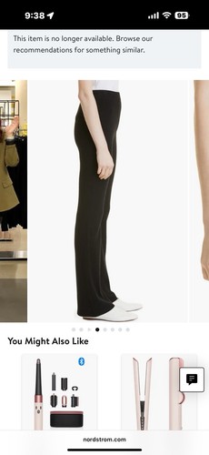 Vince Black Knit Ribbed Flare Pants Size XS $195 - Picture 4 of 12