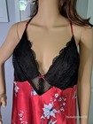 T-Strap Chemise.  Apt.9 Intimates, Size XXL.  Red, Lace Bust. Sissy Fem CD Trans — photo 4