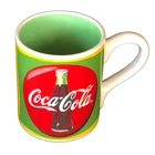 Coca Cola Coffee Mug Coke Advertising Gibson Ceramic 1998 Vintage PRE-OWNED