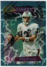 1995 Topps Finest W/ Protective Coating Dan Marino #170