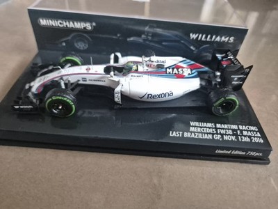 Massa Williams Racing Mercedes FW38 Brazilian GP 2016 Minichamps 1:43 Formel 1