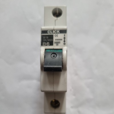 CLICK 6 AMP CURVE B 10kA MCB SCHUTZSCHALTER DB106