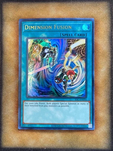 Yugioh Dimension Fusion IOC-EN094 Ultra Rare 25th Anniversary NM