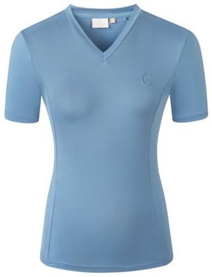 Covalliero women's T-shirt smoked blue FS 2026