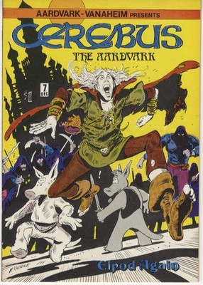 CEREBUS THE AARDARK 7 VFN+ (8.5) Aardvark Anaheim