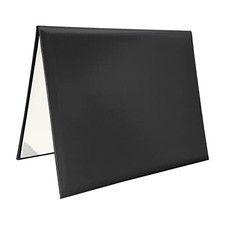 Smooth Diploma Certificate Cover 8 1/2" x 11" Black 1-Pack Black Diploma Cover