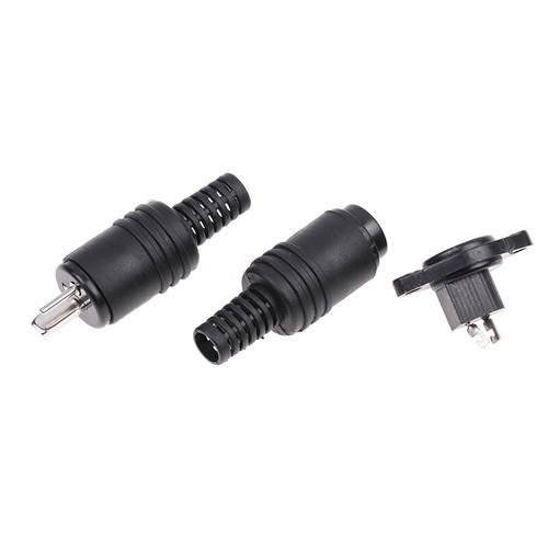 1pcs 2 Pin DIN Speaker Wire Plug 2P Hifi Loudspeaker Cable Solder Connector - Zdjęcie 11 z 14