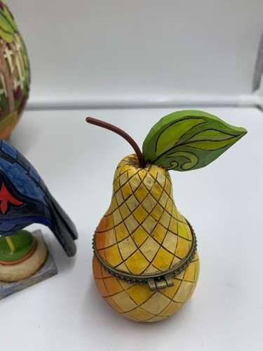 2006 Jim Shore Heartwood Creek Fall Harvest Pumpkin Cookie Jar W 4 Trinkets - Picture 11 of 23