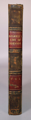 1822 The Life of Samuel Johnson by James Boswell Vol 3 of 4 ONLY Round Robin