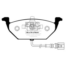 DP41329R Yellowstuff Performance Front Brake Pad Set 4x Pads Braking By EBC