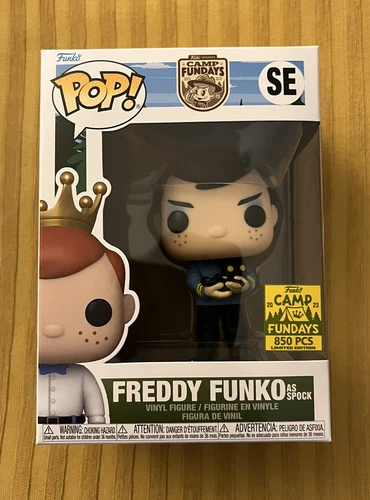 SDCC 2023 FUNKO FUNDAYS FREDDY FUNKO AS MR.SPOCK  LIMITED EDITION OF 850 GRAIL