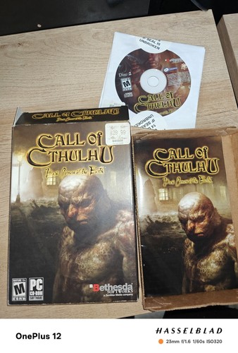 Call of Cthulhu: Dark Corners of the Earth Region Free PC Gatefold Box Rare! Cib - Bild 4 von 4