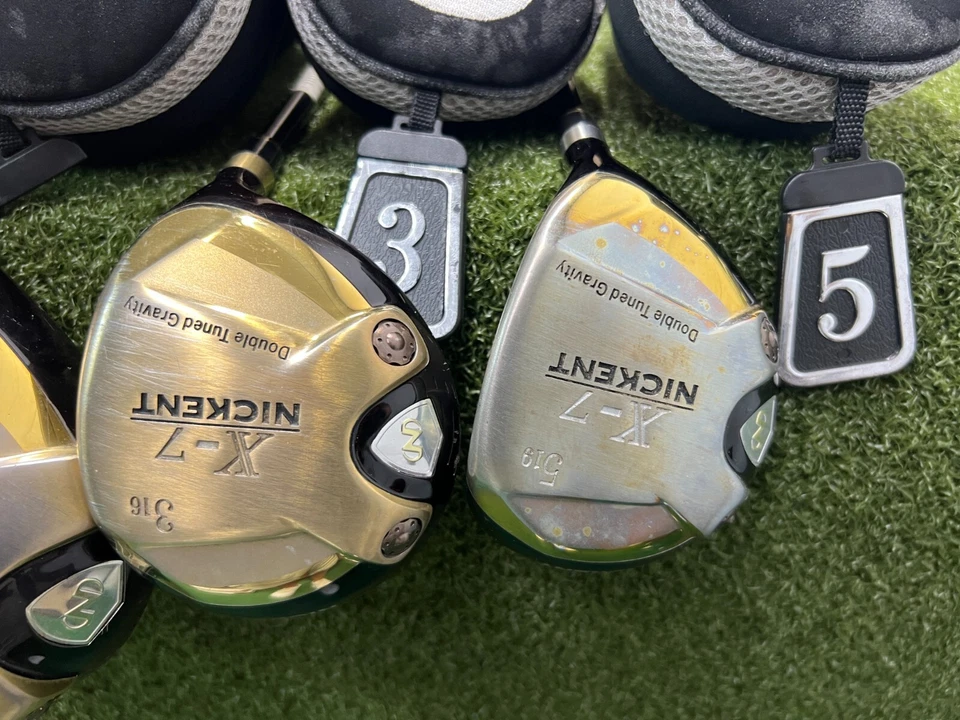 Juego de driver de madera Nickent X-7 3,5 maderas / grafito regular / en muy buena condición / HC / SA6343 Foto 4 de 4