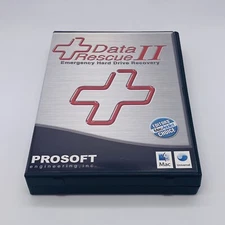 Data Rescue II 2 Emergency Hard Drive Recovery with Serial Number for Mac 2-Disc
