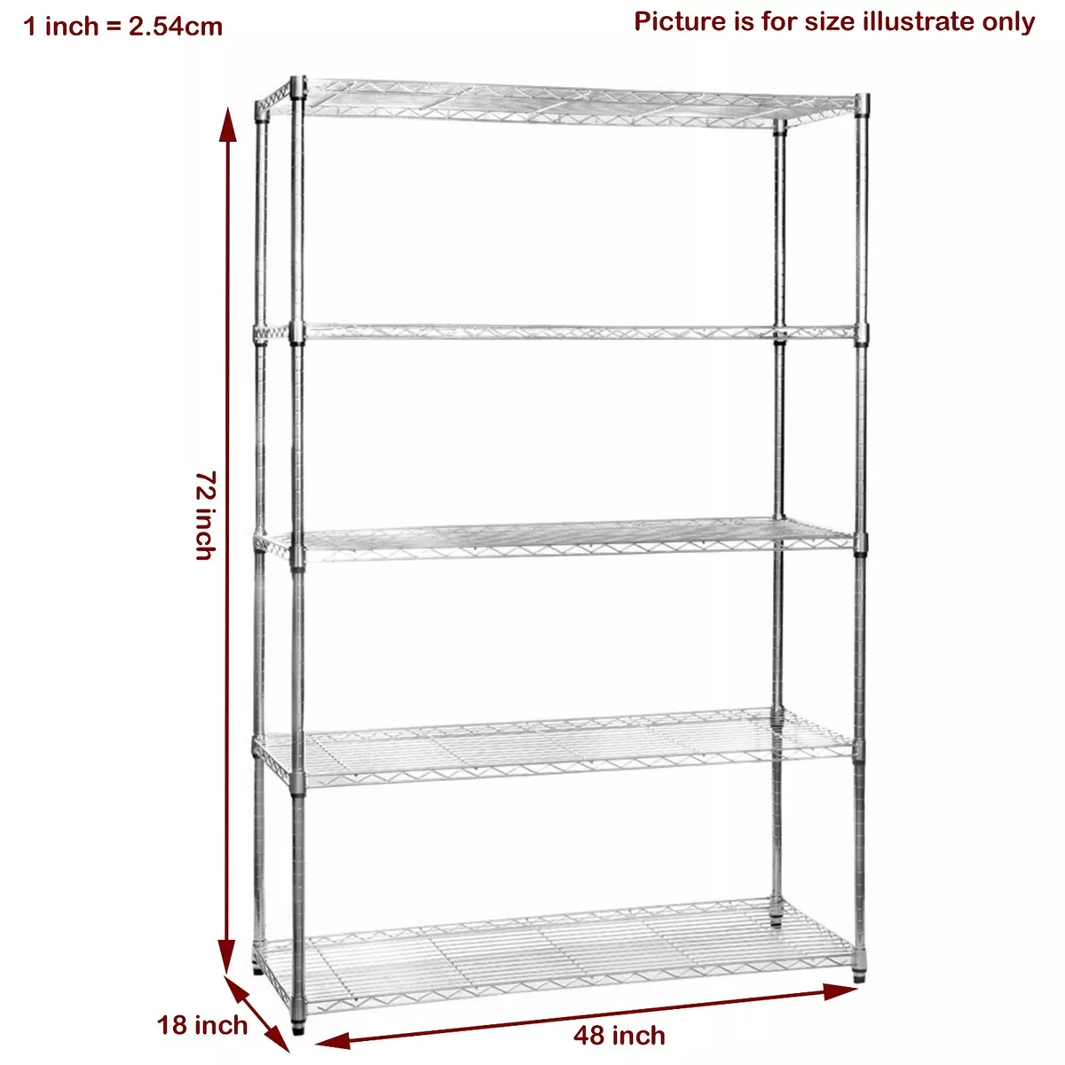 18 inch 2024 white shelf
