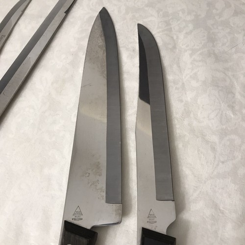 Kaiser Stahl Haushalt 5 Stück Messer Set Edelstahl Holzgriffe Full Tang Japan - Bild 4 von 8