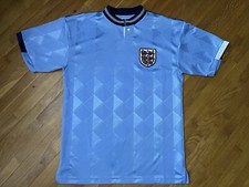 England Jersey Retro Replicas football shirt 1984 1988 Score Draw Men M