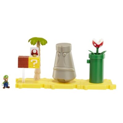 Super Mario Bros U Micro Land Spielset Layer Cake Desert und Luigi