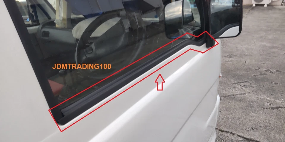 CINTURÓN VENTANA EXTERIOR DAIHATSU HIJET S100P S110P MOLDURA IZQUIERDA Y DERECHA IMPERMEABLE Foto 2 de 4