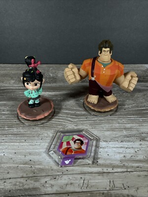 Disney Infinity WRECK-IT RALPH Pack Set with VANELLOPE Power Discs 