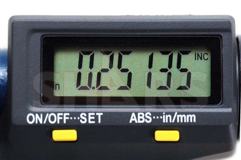 Shars 0-1" 0.00005"/0.001mm Digital Electronic Outside Micrometer P] - Image 3 of 4